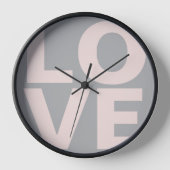 Lichtroze liefdesbrieven Typografie Grijze achterg (Voorkant)