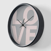 Lichtroze liefdesbrieven Typografie Grijze achterg (Hoek)