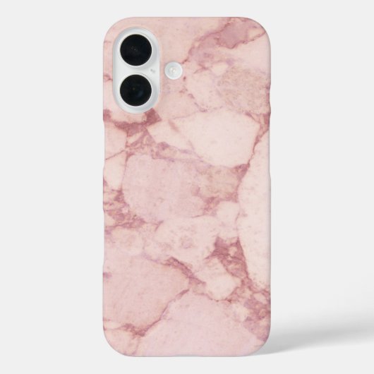 Lichtroze marmer Case-Mate iPhone case (Achterkant)