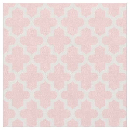 Lichtroze Marokkaanse print Stof (Close Up)