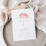 Lichtroze Meisje Baby Sprinkle Shower Event | Kaart<br><div class="desc">Nodig je vrienden en geliefden uit voor je kleinschalige baby-strooisel — baby-strooisel is minder extravagant en wordt vaak gezien bij tweede, derde of grotere baby's. Dit ontwerp is voorzien van een mooie lichtroze waterverf paraplu om een baby sprinkle te vertegenwoordigen. Dit ontwerp is perfect voor elk seizoen en is volledig...</div>