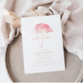 Lichtroze Meisje Baby Sprinkle Shower Event | Kaart