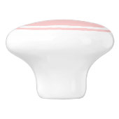 Lichtroze Monogram Gepersonaliseerde Ladeknop Keramische Knop (Zijkant)