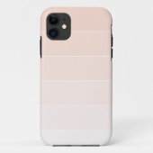 Lichtroze ombré strepen Case-Mate iPhone case (Achterkant)