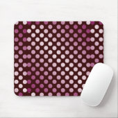 Lichtroze poka Dot Pattern Muismat (Met muis)