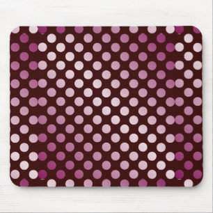 Lichtroze poka Dot Pattern Muismat