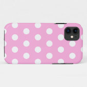 Lichtroze pokdop iPhone 5 Hoesje (Achterkant (horizontaal))