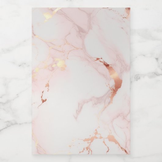 Lichtroze pot met deksel voedselcontainer etiket (Enkel label)