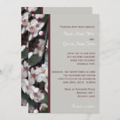 Lichtroze pruimelbruin kaart (Voorkant / Achterkant)