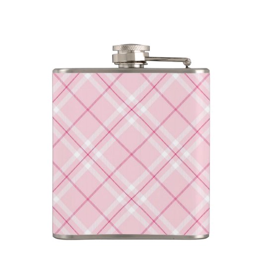 Lichtroze rand heupfles (Achterkant)