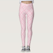 Lichtroze rand leggings (Voorkant)