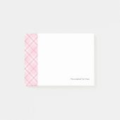 Lichtroze rand post-it® notes (Voorkant)