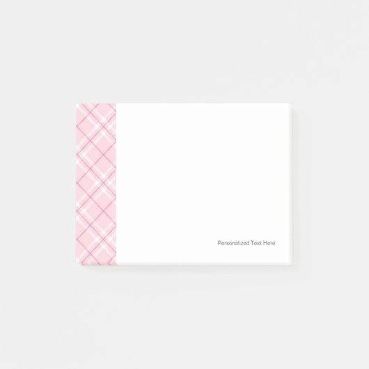 Lichtroze rand post-it® notes (Voorkant)