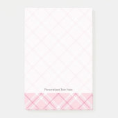 Lichtroze rand post-it® notes (Voorkant)