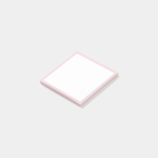 Lichtroze rand Postit notities Post-it® Notes (Schuin)