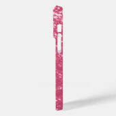 Lichtroze roos faux sparkles glitter Case-Mate iPhone case (Achterkant / Links)