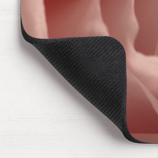 Lichtroze Roos Floral Foto  ventilatorbenzine Muismat (Hoek)