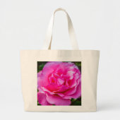 Lichtroze roze roze grote canvas tas (Voorkant)