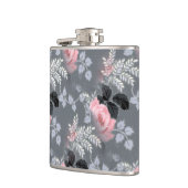 Lichtroze Rozen Patroon Heupfles (Links)