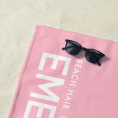 Lichtroze, speciaal voor slogan handdoek (In situ)