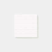 Lichtroze stip regel Post-it notes (Voorkant)