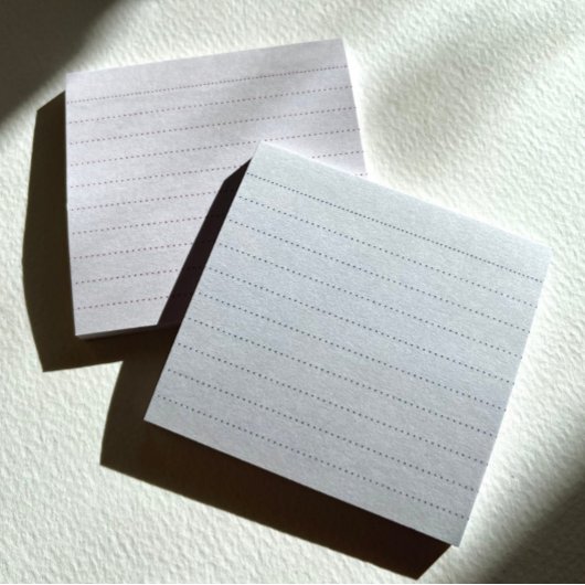 Lichtroze stip regel Post-it notes