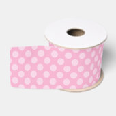 Lichtroze Stippen Grosgrain Lint (Spoel)
