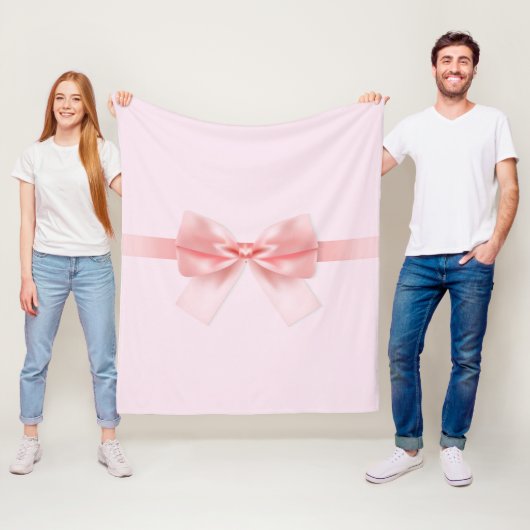 Lichtroze tas met omhulling, bedrukt, rugzak fleece deken (In situ)