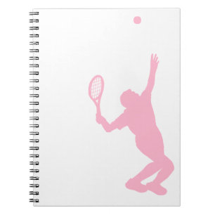 Lichtroze tennis notitieboek