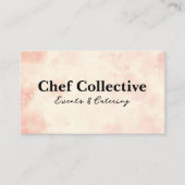 Lichtroze textuur achtergrond visitekaartje (Voorkant)