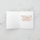  lichtroze theezakjes Rozen Bedankkaart (Binnen)