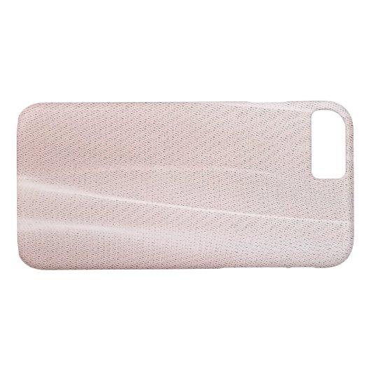 lichtroze tulle stof Case-Mate iPhone case (Achterkant (Horizontaal))