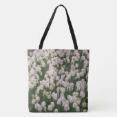 Lichtroze Tulpen Canvas tas (Voorkant)