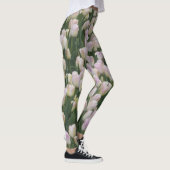 Lichtroze tulpen leggings (Rechts)