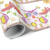 Lichtroze verpakkingspapier cadeaupapier (Rol Hoek)