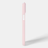 Lichtroze Witte Omlijst Initiaal Monogram Case-Mate iPhone Case (Achterkant / Rechts)