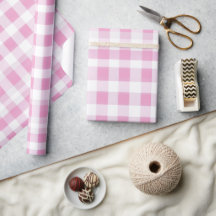 Lichtroze Witte Zachte Gingham Blush Plaid Patroon