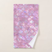 Lichtroze Zeemeerminprint Bad Handdoek (Handdoek)