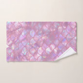 Lichtroze Zeemeerminprint Bad Handdoek (Handdoek)