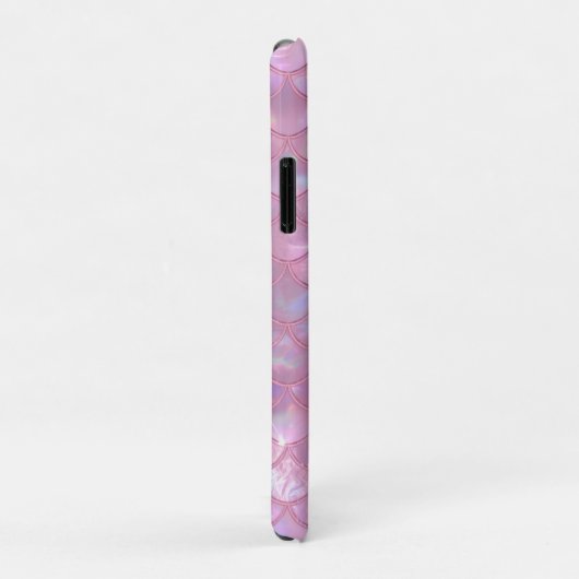 Lichtroze Zeemeerminprint Case-Mate iPhone Case (Achterkant/rechts)