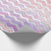 Lichtroze Zig Zag Patroon Cadeaupapier (Hoek)