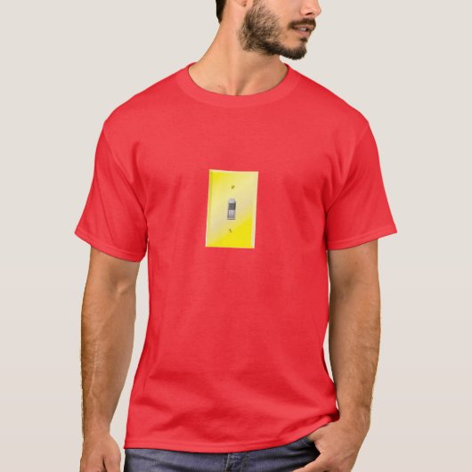 lichtschakelaar t-shirt (Voorkant)