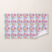 lichtschakelaarafdekking met bloempatroon bad handdoek (Handdoek)