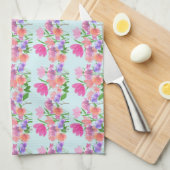 lichtschakelaarafdekking met bloempatroon theedoek (Quarter Fold)