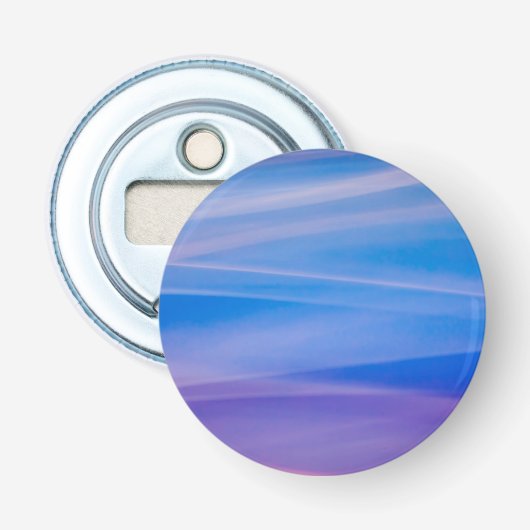Lichtschildering abstracte kleuren sporen button flesopener (Voorkant)