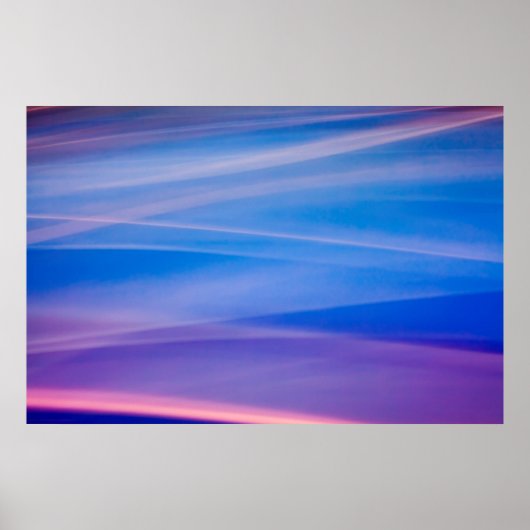 Lichtschildering abstracte kleuren sporen poster (Voorkant)
