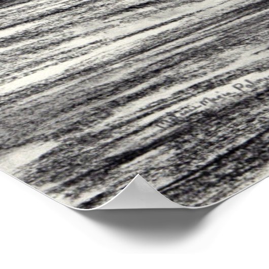 Lichtsenhoutskool met Christelijke post Scripts Poster (Hoek)