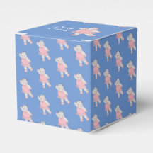 lichtsima Ballet Hippo Blue Birthday Gift Box/