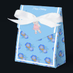 lichtsima Ballet Hippo Blue Roos Birthday Gift/ Bedankdoosjes<br><div class="desc">lichtsima Ballerina Hippo White Ribbon Blue and Gold Rozen Birthday Party Gift Box/Favor Box. Ideaal voor een kind op het verjaardagsfeestje.</div>
