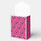 lichtsima roze bloemfluitpatroon Birthday Gift/ Bedankdoosjes (Geopend)